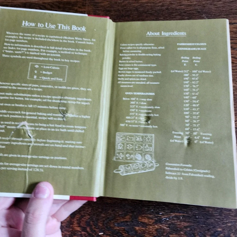 The Doubleday‎ Cookbook Vol 2 by Jean Anderson Elaine Hanna HC DJ